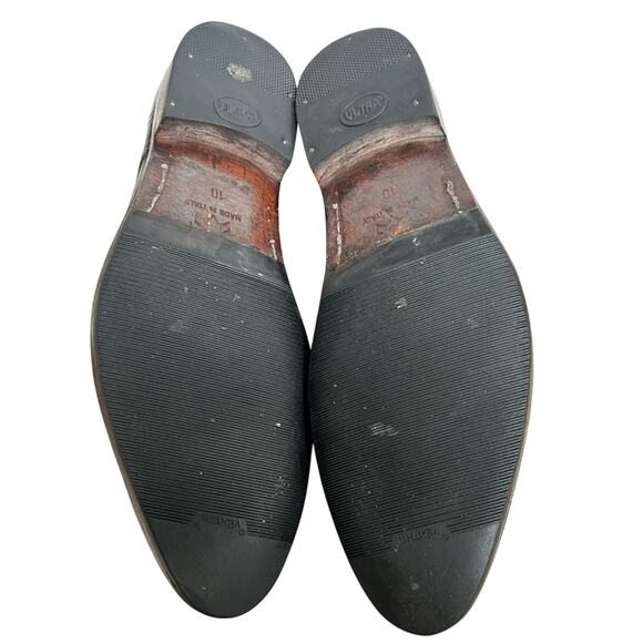 Allen Edmonds Men\'s Shoes 10 Norwich Monk Strap Buckle Dress Brown Made in Italy main image 8